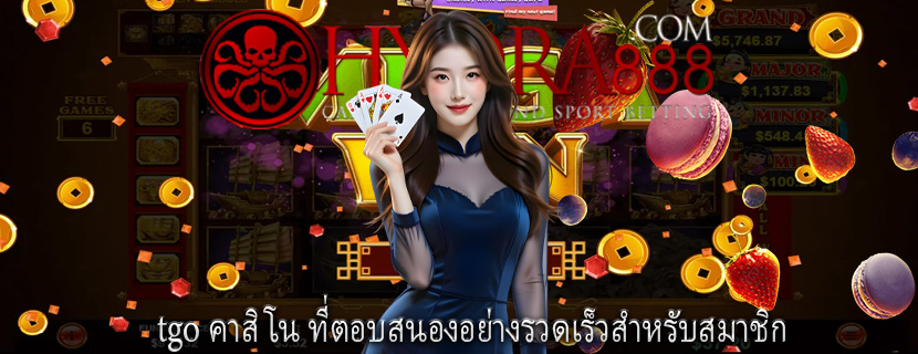 tgo คาสิโน ที่ตอบสนองอย่างรวดเร็วสำหรับสมาชิก